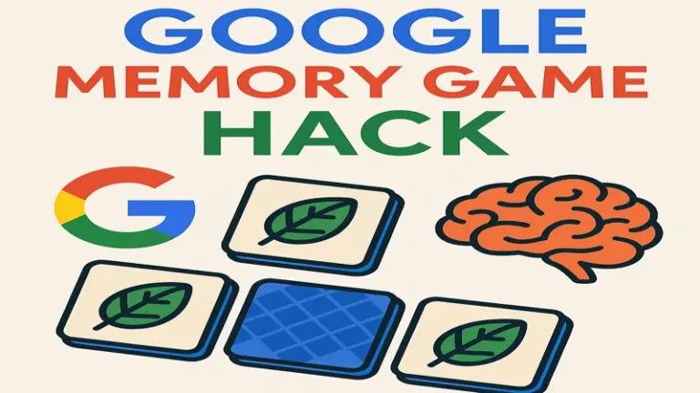 Google Memory Game Hack