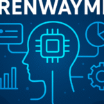 Renwaymi digital innovation concept with AI and technology design.